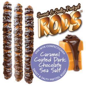 $2 Caramel Sea Salt Pretzel Rods NEW